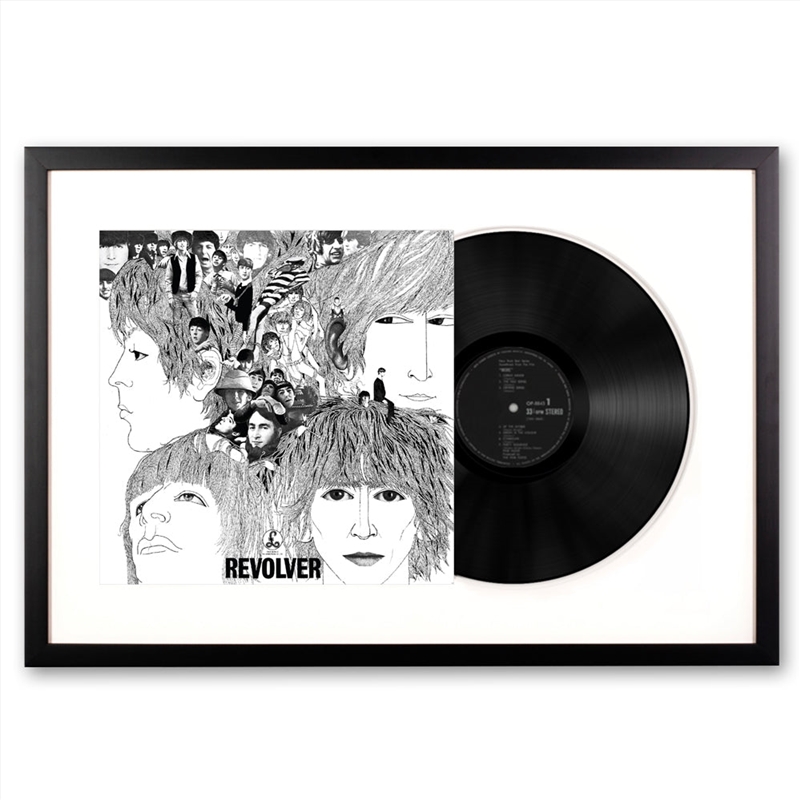 Framed The Beatles - Revolver - Double Vinyl Album Art/Product Detail/Decor