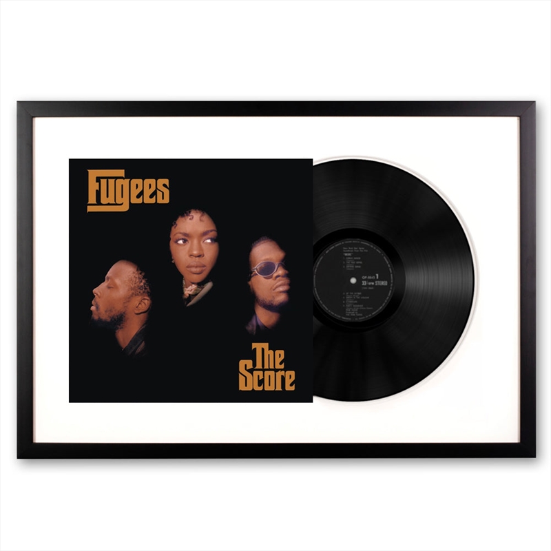 Framed Fugees the Score Vinyl Album Art | Homewares