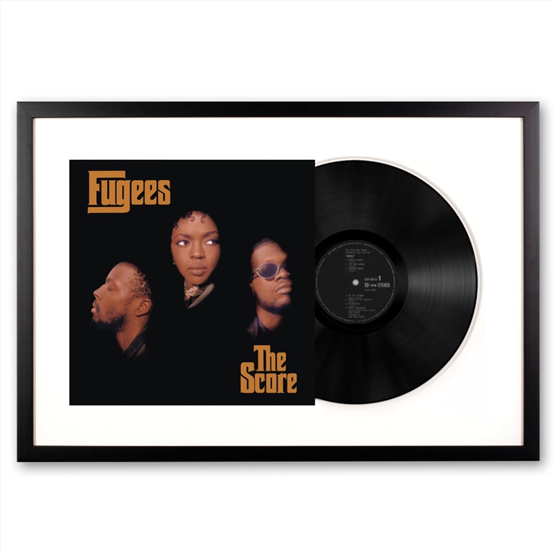 Framed Fugees the Score Vinyl Album Art/Product Detail/Decor