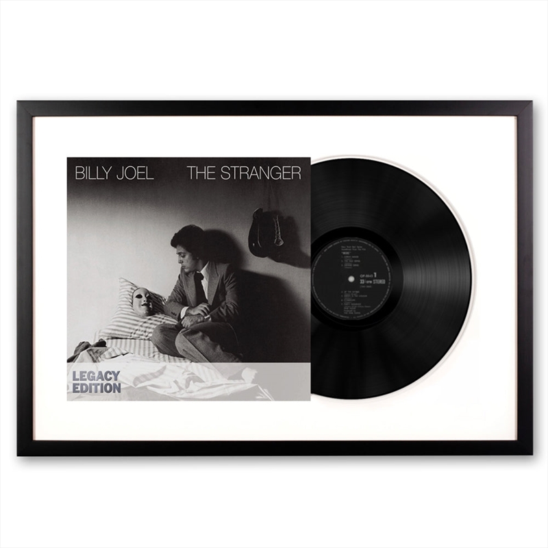 Framed Billy Joel the Stranger Vinyl Album Art | Homewares