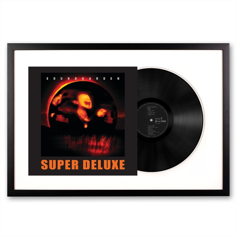 Framed Soundgarden Superunknown - Double Vinyl Album Art | Homewares