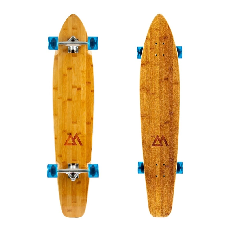 Magneto 44 inch Kicktail Cruiser Longboard Skateboard - Blue | Toy