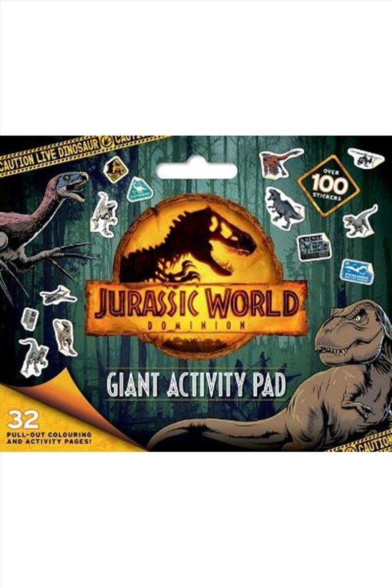 Jurassic World Dominion Giant Activity Pad/Product Detail/Kids Activity Books