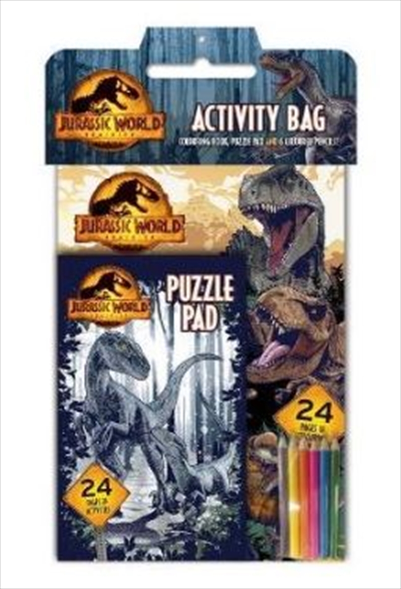 Jurassic World Dominion Activity Bag/Product Detail/Kids Activity Books