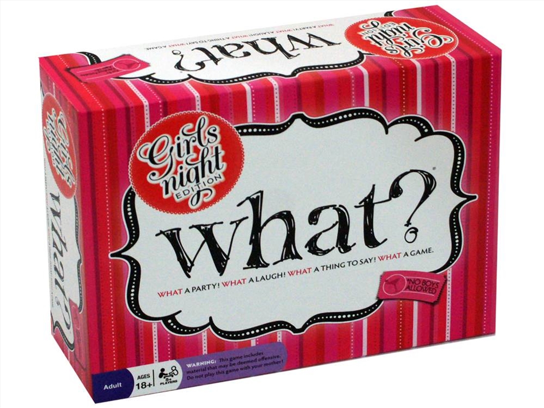 What? Girl’S Night Edition/Product Detail/Adult Games
