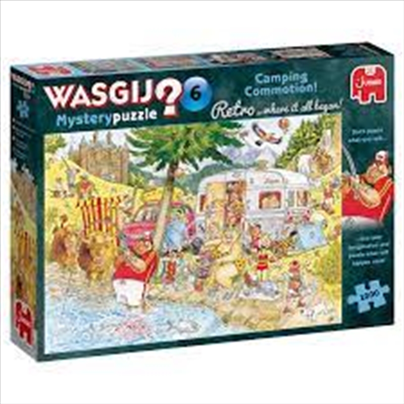 Wasgij 1000 Piece Puzzle - Mystery Retro Camping Commotion (JUMBO)/Product Detail/Jigsaw Puzzles