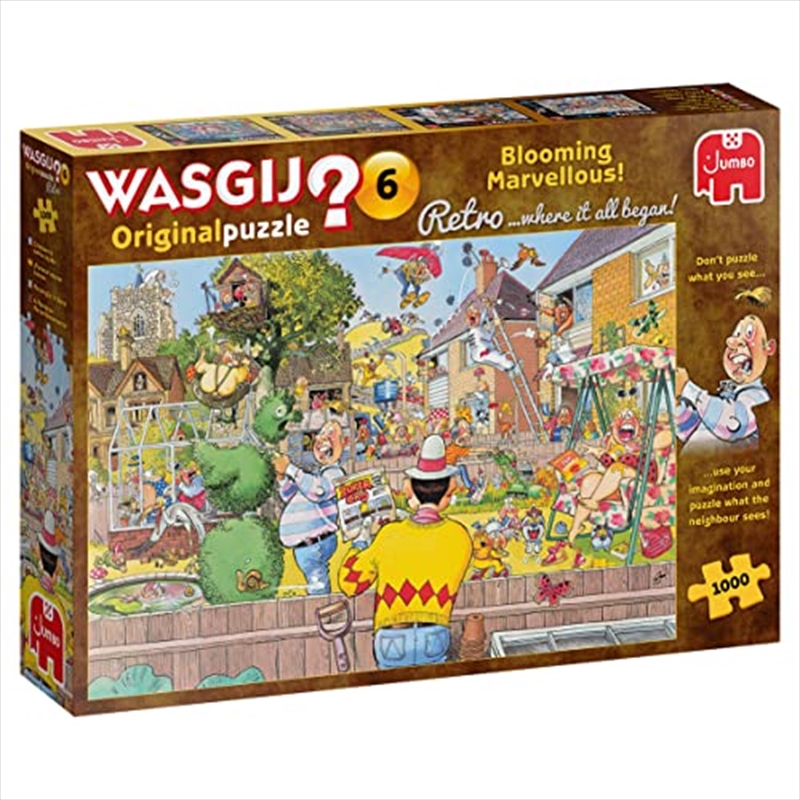 Wasgij 1000 Piece Puzzle - Original Retro Blooming Marvelous  (JUMBO) | Merchandise
