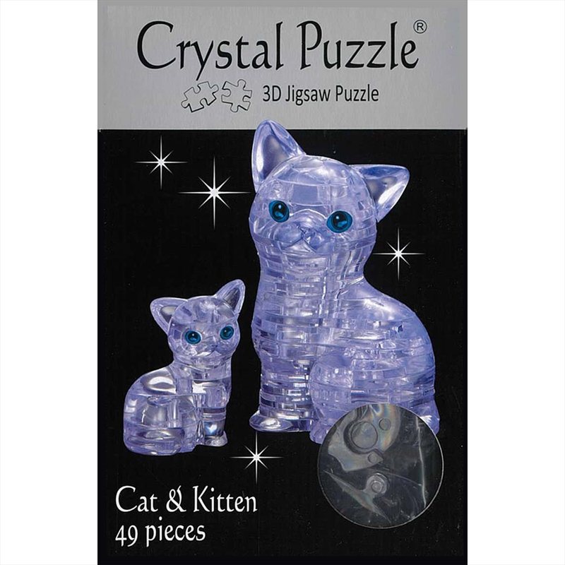 Cat And Kitten 3D Crystal Puzzle/Product Detail/Jigsaw Puzzles