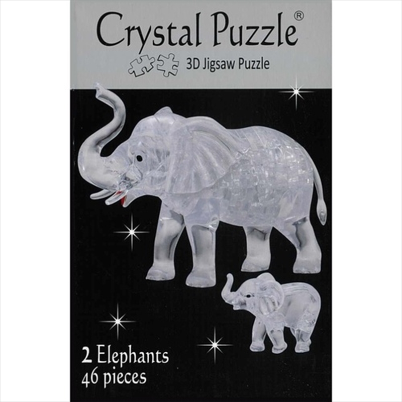 Elephant Pair 3D Crystal Puzzle/Product Detail/Jigsaw Puzzles