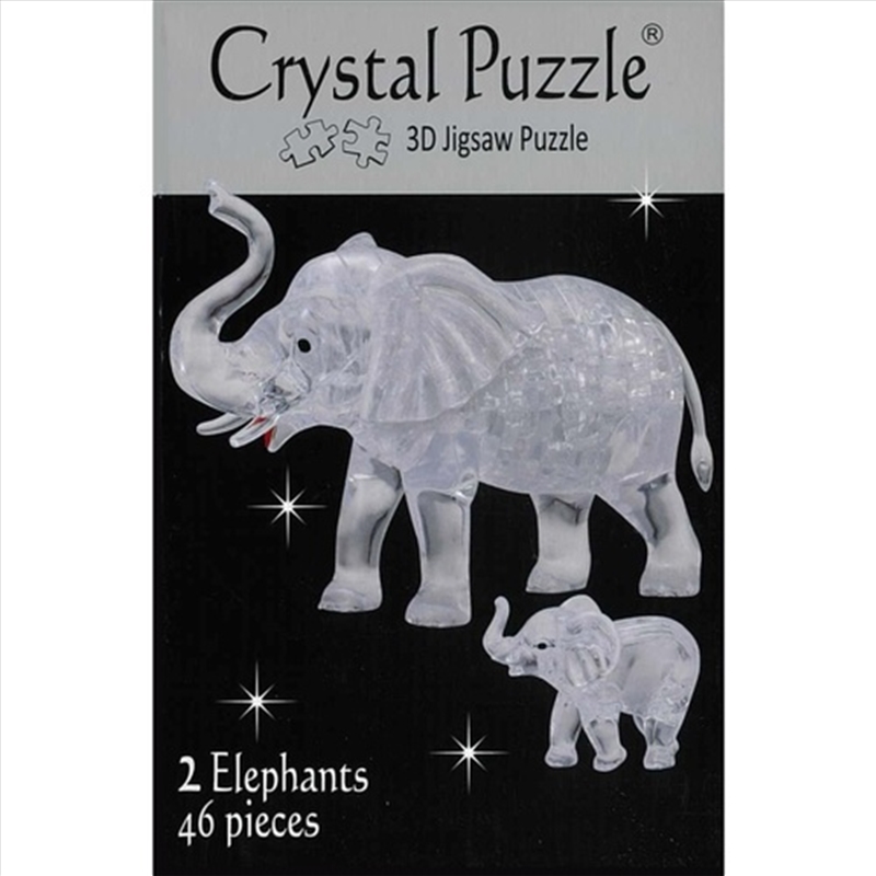 Elephant Pair 3D Crystal Puzzle/Product Detail/Jigsaw Puzzles