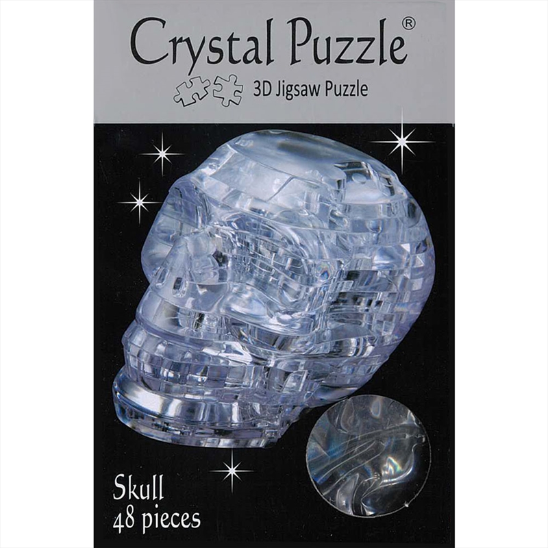 Skull,Clear, 3d Crystal Puzzle/Product Detail/Jigsaw Puzzles