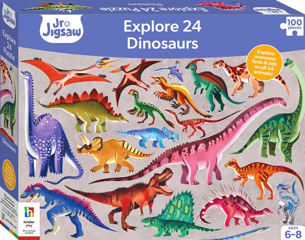 Junior Jigsaw Explore 24: Dinosaurs | Merchandise