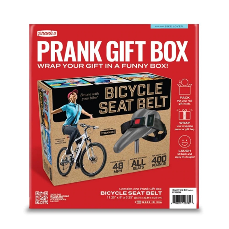 PRANK-O Prank Gift Box Bicycle Seat Belt/Product Detail/Homewares