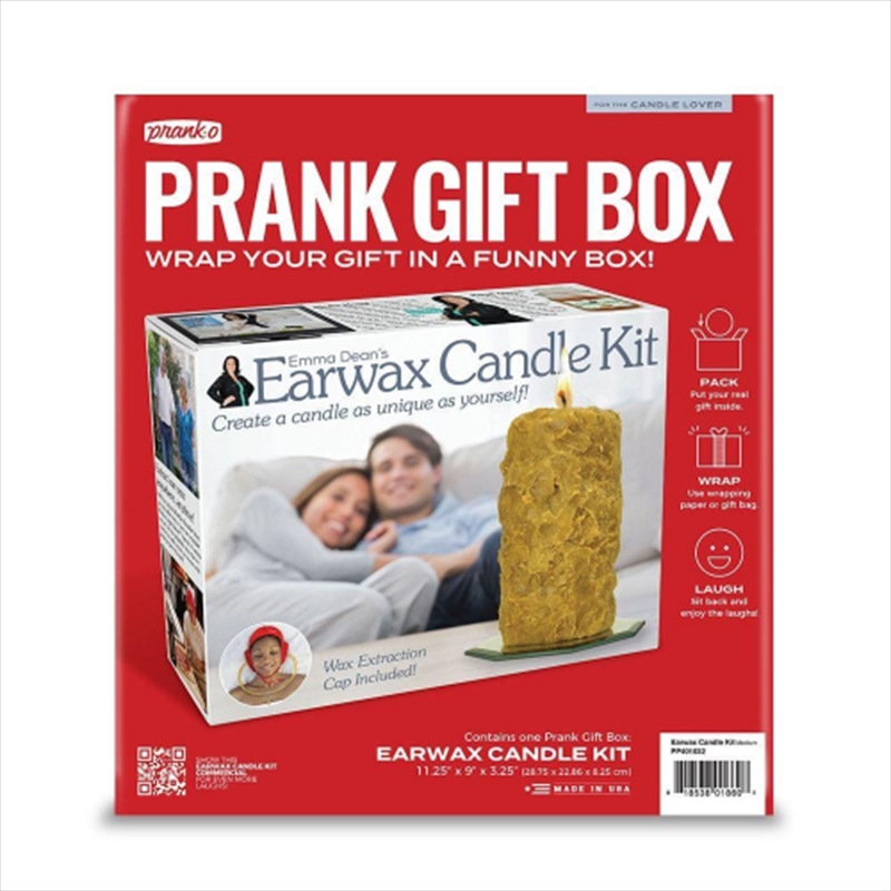 PRANK-O Prank Gift Box - Earwax Candle Kit/Product Detail/Homewares
