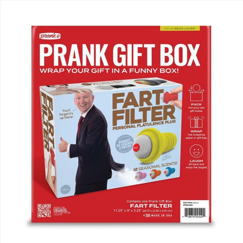 PRANK-O Prank Gift Box - Fart Filter/Product Detail/Homewares