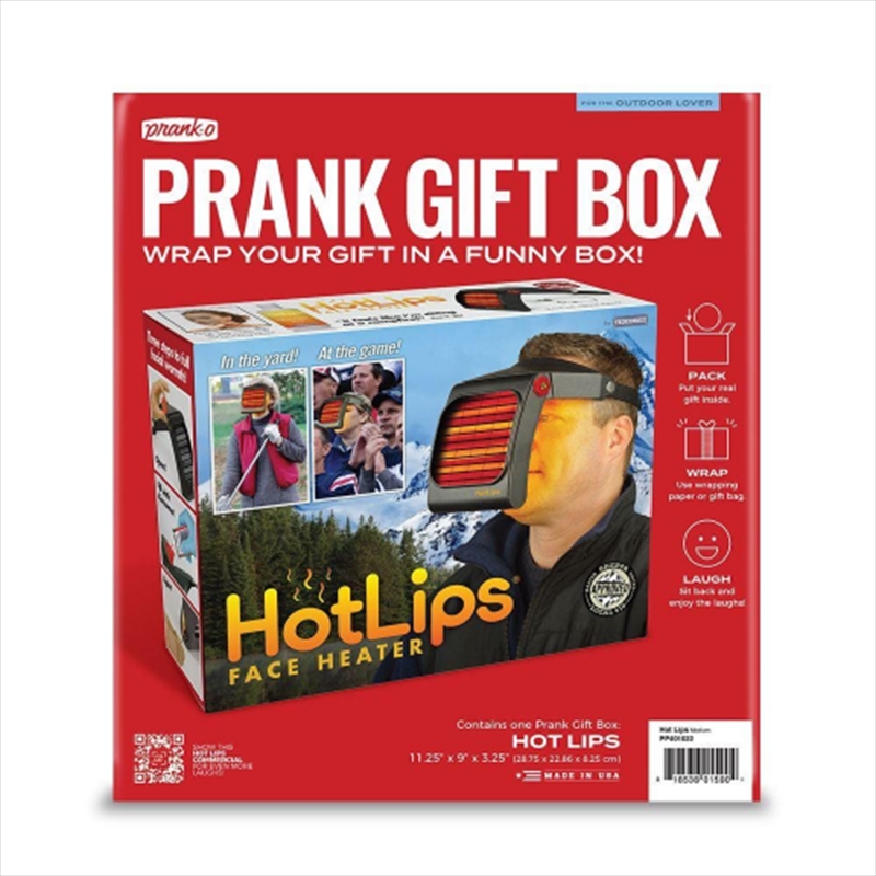 PRANK-O Prank Gift Box - Hot Lips Face Heater/Product Detail/Homewares