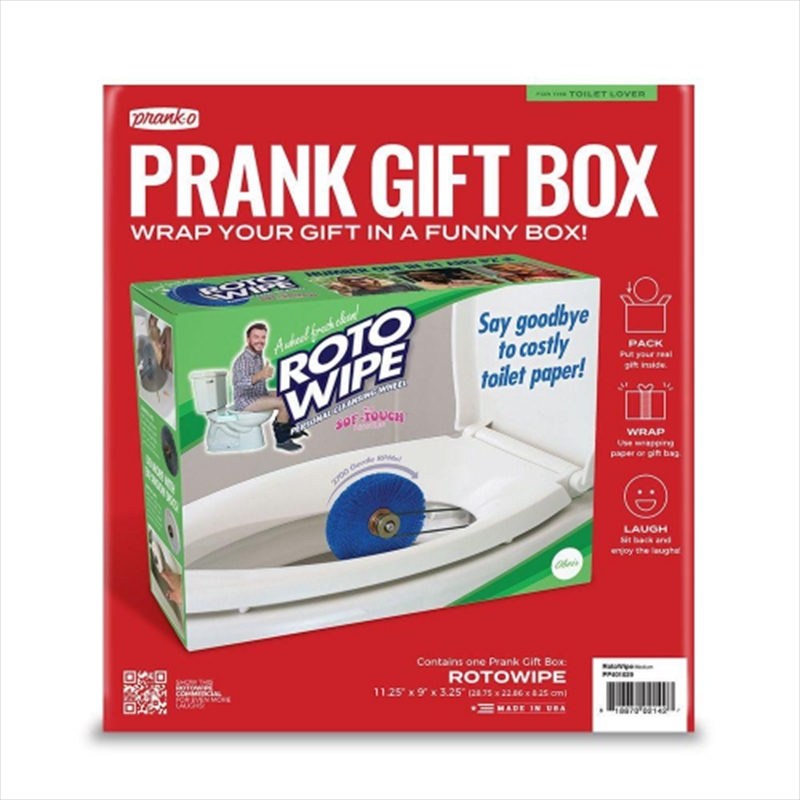 PRANK-O Prank Gift Box Roto Wipe/Product Detail/Homewares