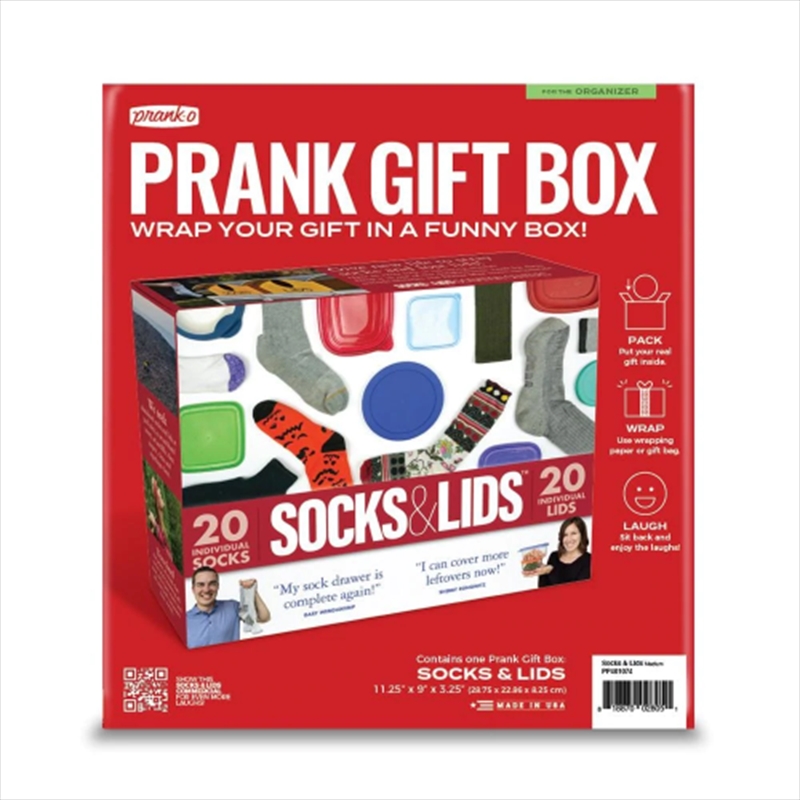 PRANK-O Prank Gift Box Socks And Lids/Product Detail/Homewares