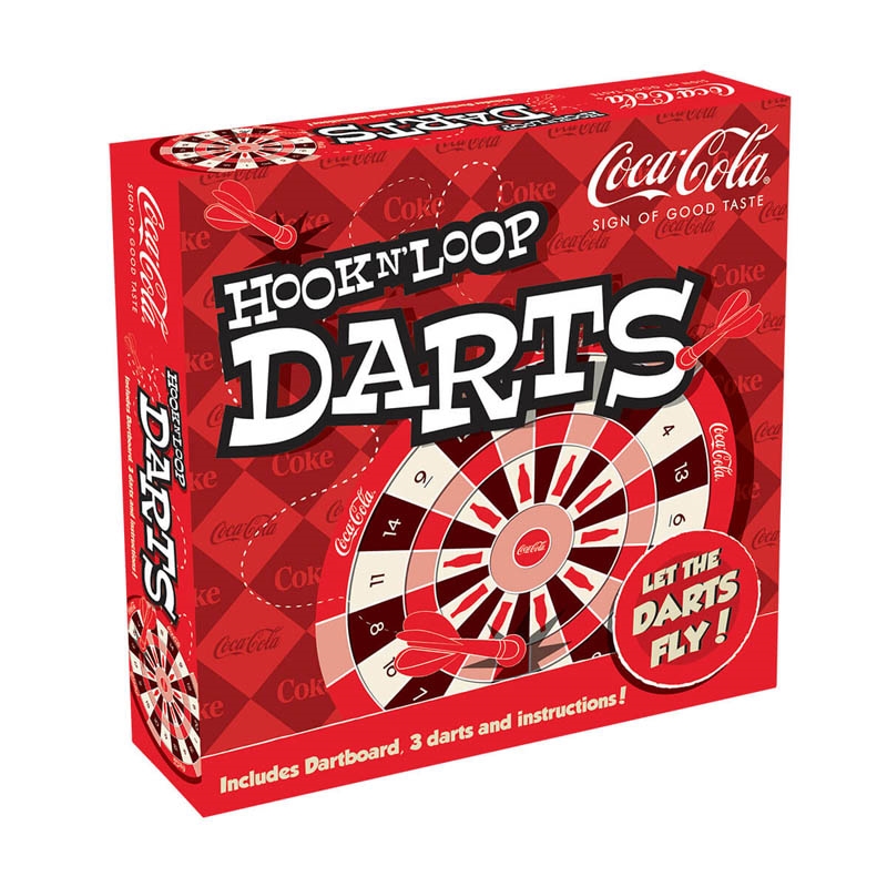 Buy Coca Cola Hook And Loop Darts Online Sanity