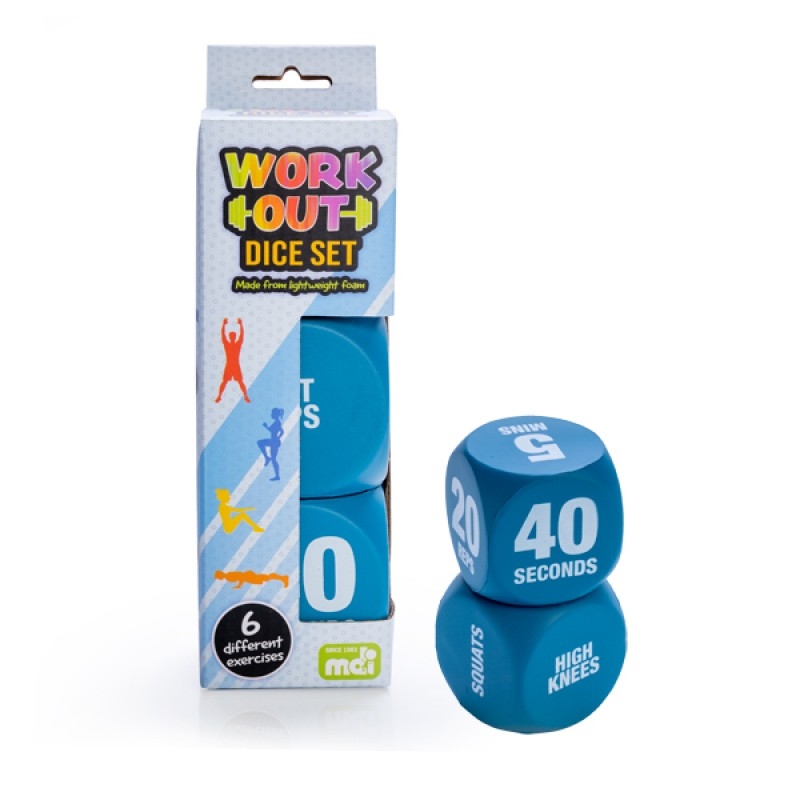 Workout Dice Set Of 2/Product Detail/Novelty & Gifts