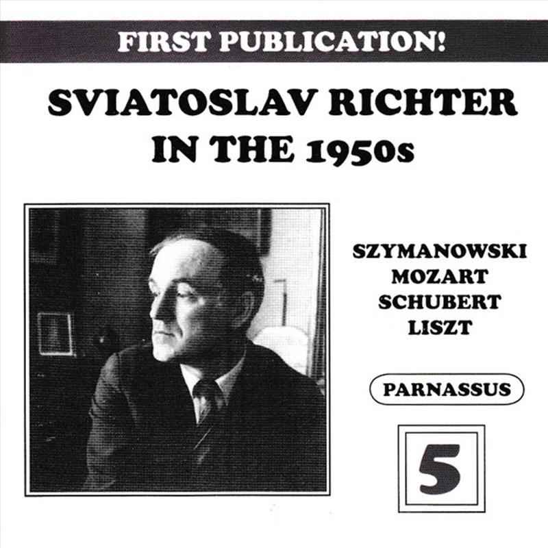 Sviatoslav Richter In The 50's 5/Product Detail/Classical