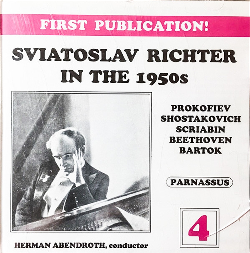 Sviatoslav Richter In The 50's 4/Product Detail/Classical