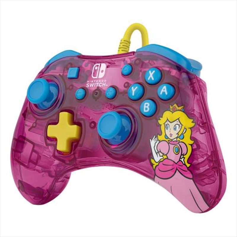 PDP Switch Rock Candy Wired Controller Peach Pink | Nintendo Switch