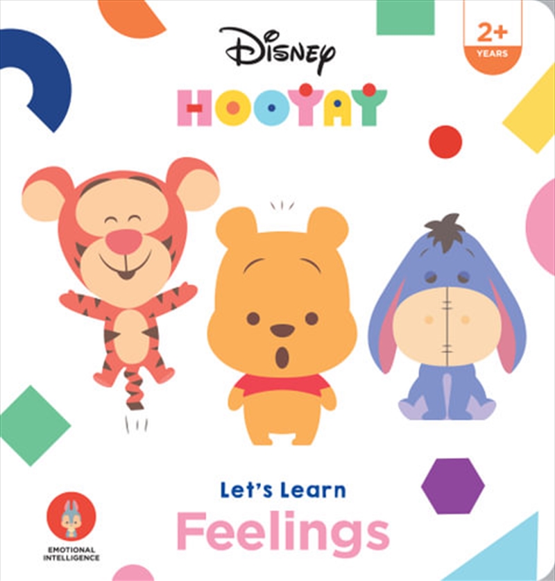 Hooyay: Let's Learn Feelings (Disney) | Board Book