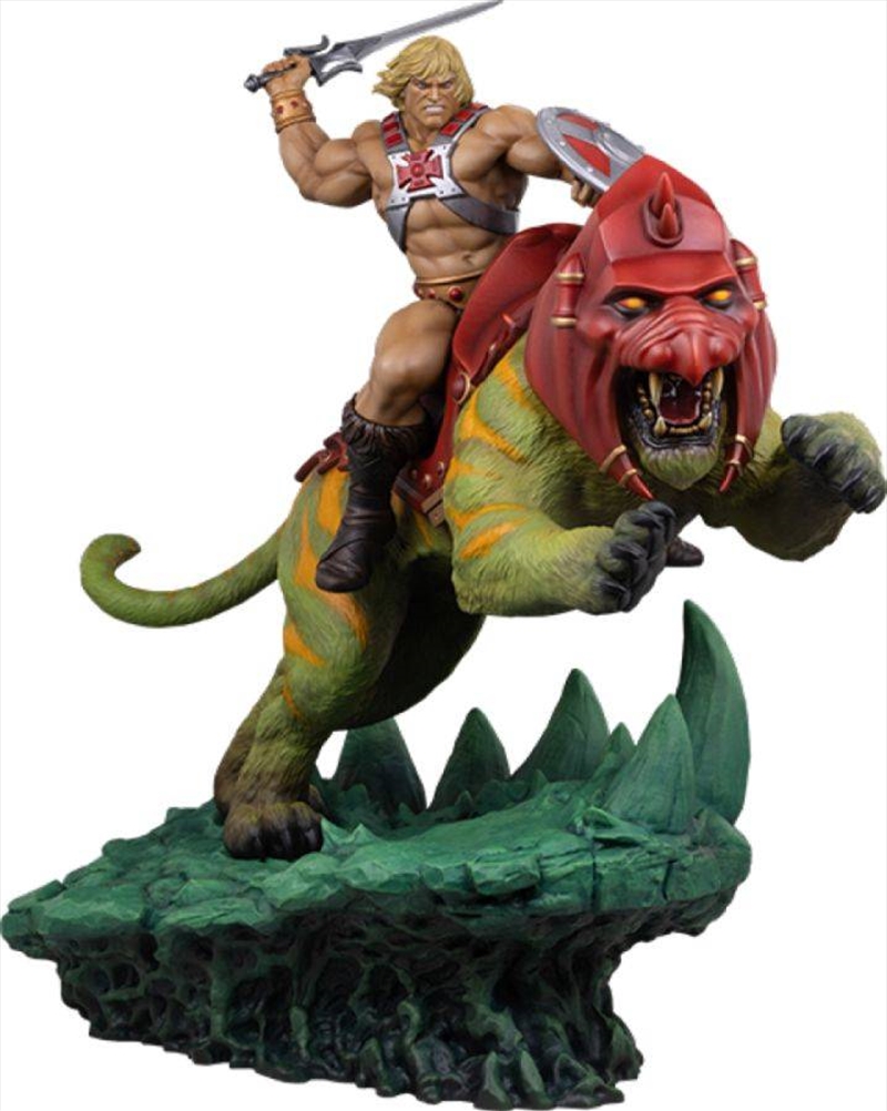 Masters of the Universe - He-Man & Battle Cat Deluxe Maquette/Product Detail/Statues