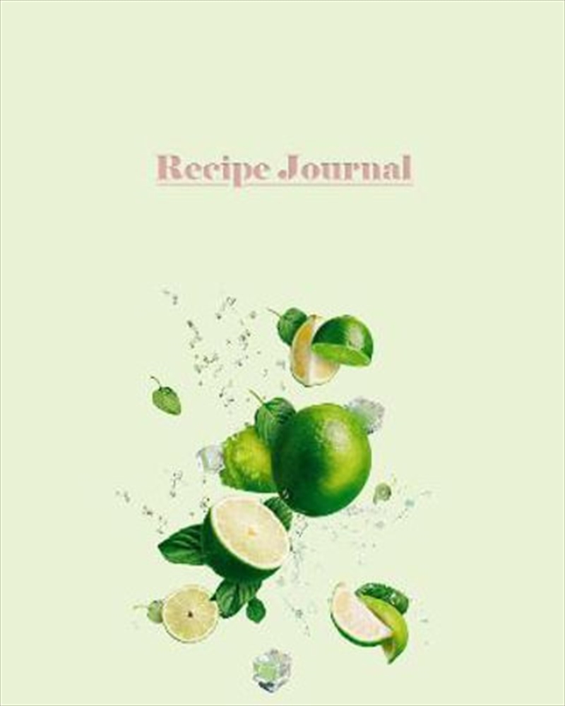 Recipe Journal - Limes And Ice | Notebook