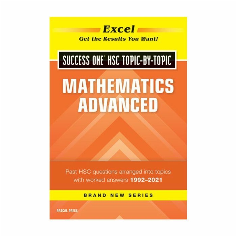 Excel Success One HSC Topic-by-Topic Mathematics Advanced/Product Detail/Reading