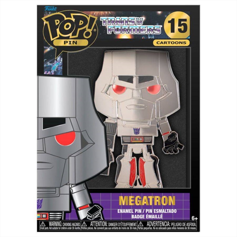 Transformers (TV) - Megatron 4" Pop! Enamel Pin | Merchandise