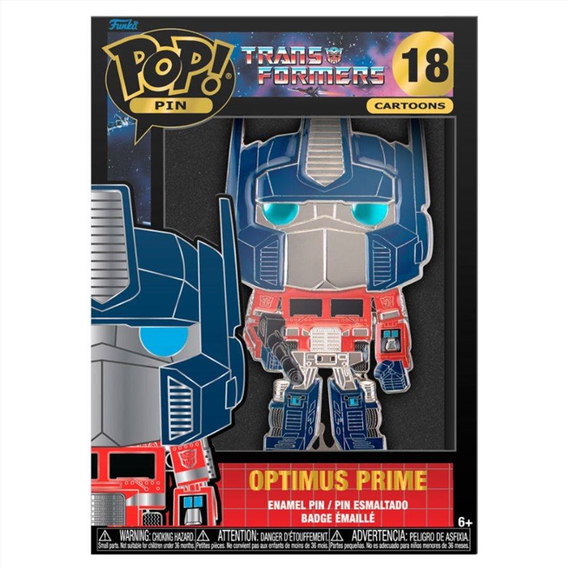 Transformers (TV) - Optimus Prime 4" Pop! Enamel Pin/Product Detail/Funko Collections