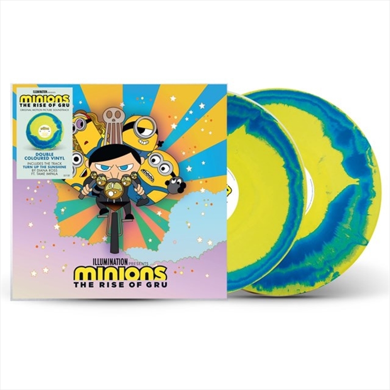 Minions The Rise Of Gru Limited Edition Blue Swirl Vinyl/Product Detail/Soundtrack