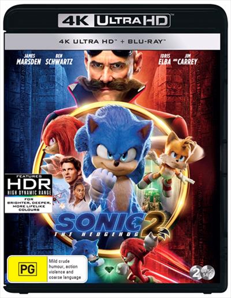Sonic The Hedgehog 2 | Blu-ray + UHD | UHD