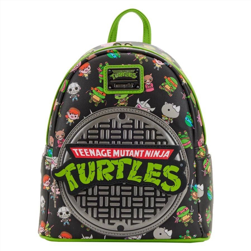 Loungefly Teenage Mutant Ninja Turtles (TV 1987) - Sewer Cap Mini Backpack/Product Detail/Bags