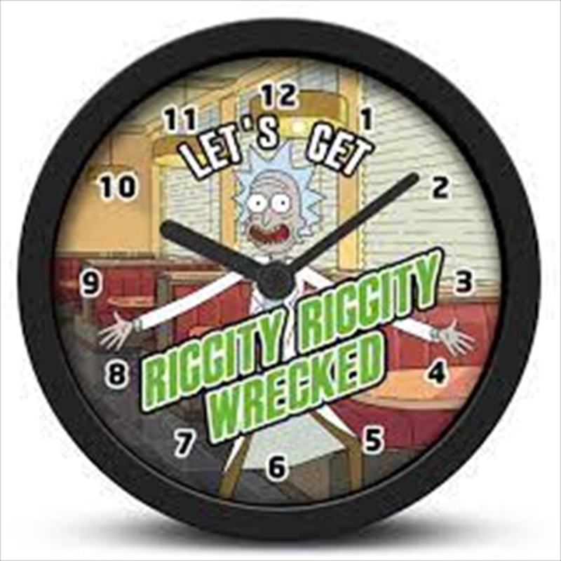 Rick And Morty - Wrecked Desk Clock/Product Detail/Clocks