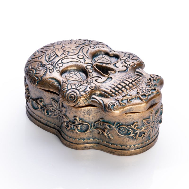 Candy Skull Trinket Box/Product Detail/Decor