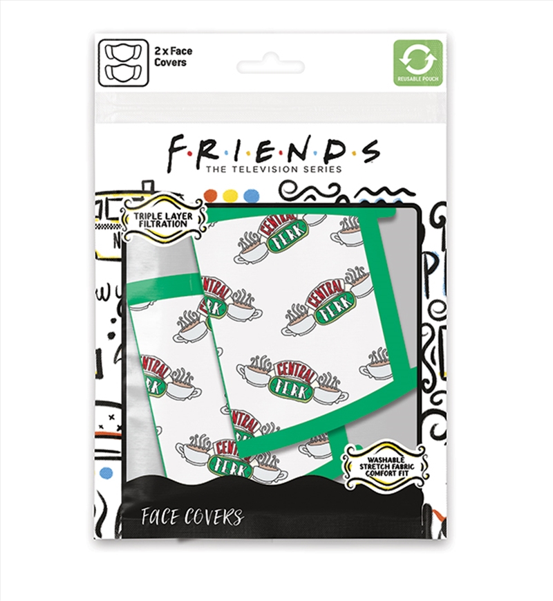 Friends Central Perk Mask 2 Pack/Product Detail/Accessories