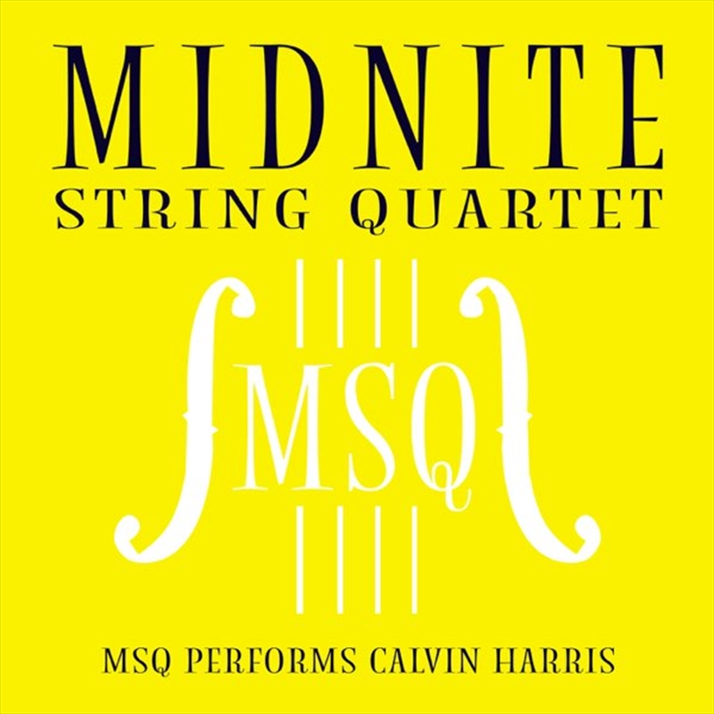 Msq Performs Calvin Harris/Product Detail/Specialist