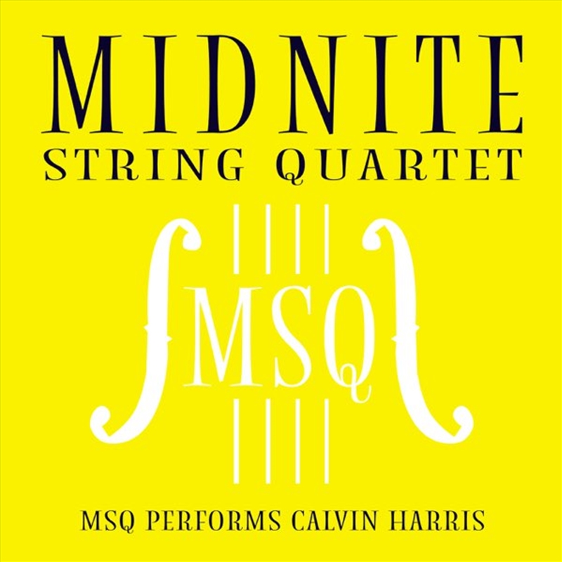 Msq Performs Calvin Harris/Product Detail/Specialist