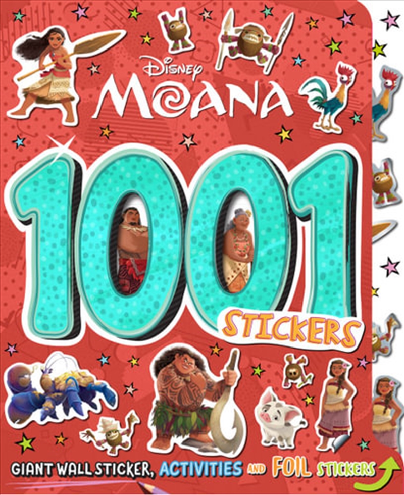 Moana: 1001 Stickers Disney/Product Detail/Kids Activity Books