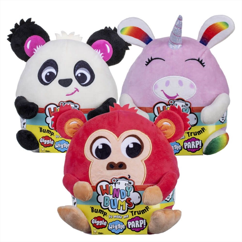 Windy Bums Soft Toys 3 Asst/Product Detail/Plush Toys