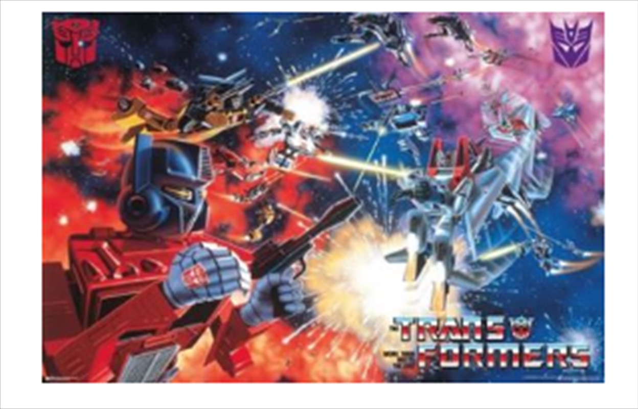 Transformers (Retro) - Space Battle/Product Detail/Posters & Prints