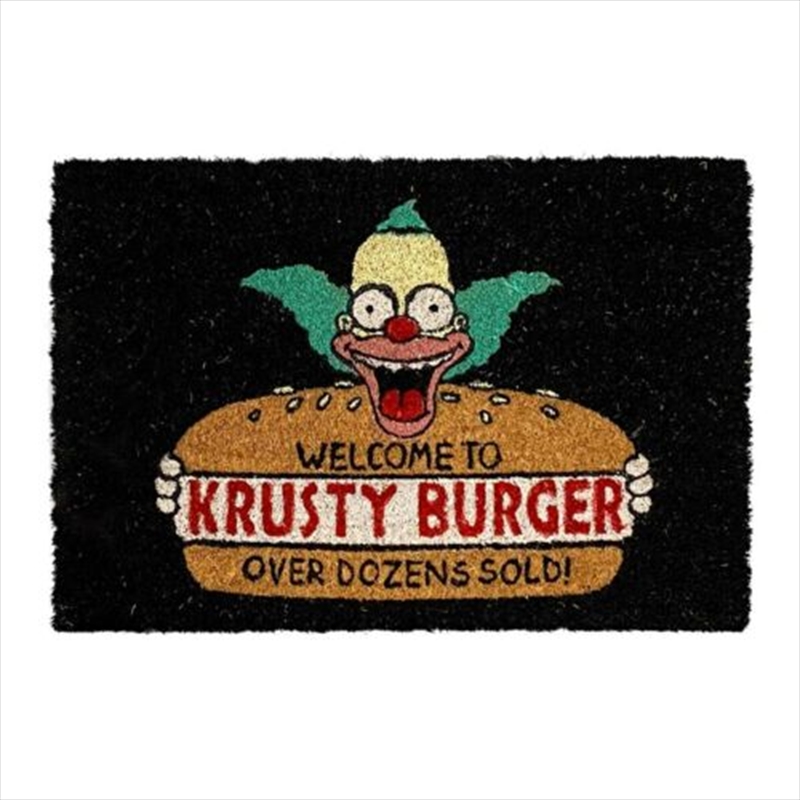 Welcome To Krusty Burger Doormat/Product Detail/Doormats