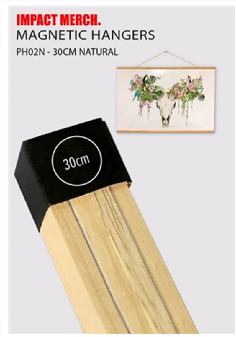 Wooden Hanger 30cm Natural/Product Detail/Decor