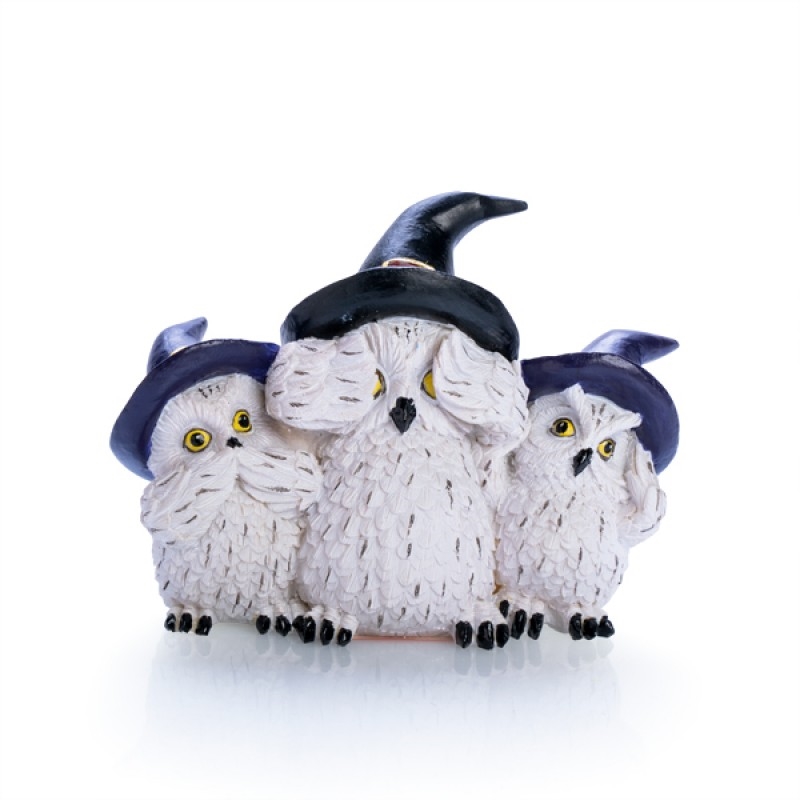 3 Wise Snowy Owls/Product Detail/Figurines