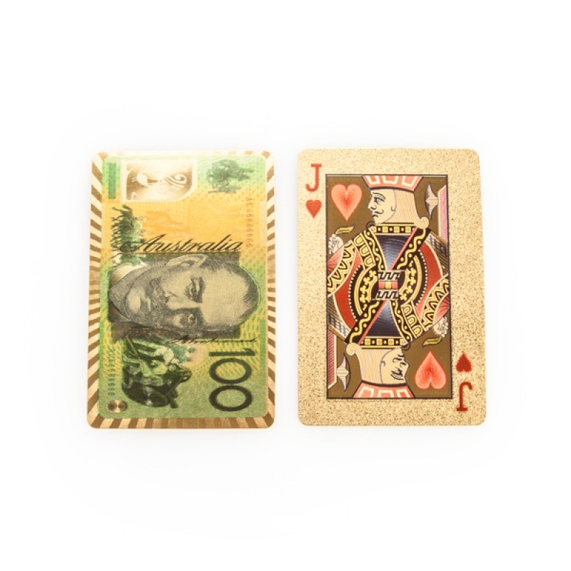 Gold Foil Aussie $100 Cards/Product Detail/Card Games