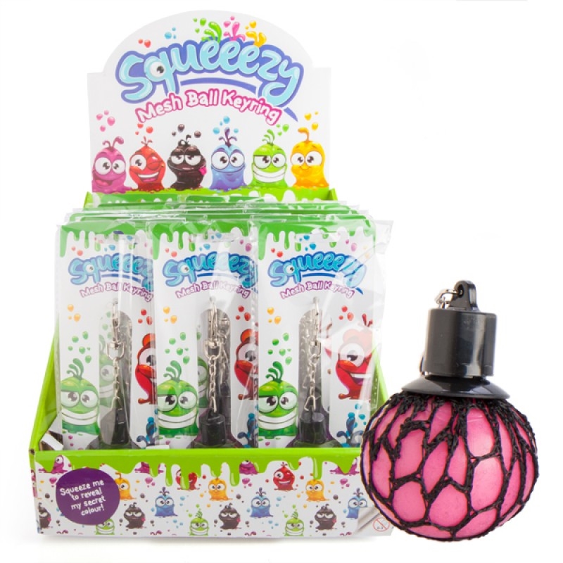 Mesh Squish Ball Keyring  (SENT AT RANDOM)/Product Detail/Stress & Squishy
