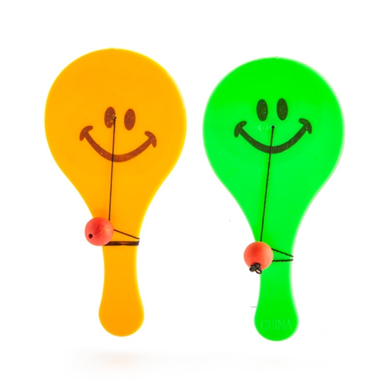 Smiley Face Paddle Ball (SENT AT RANDOM)/Product Detail/Toys